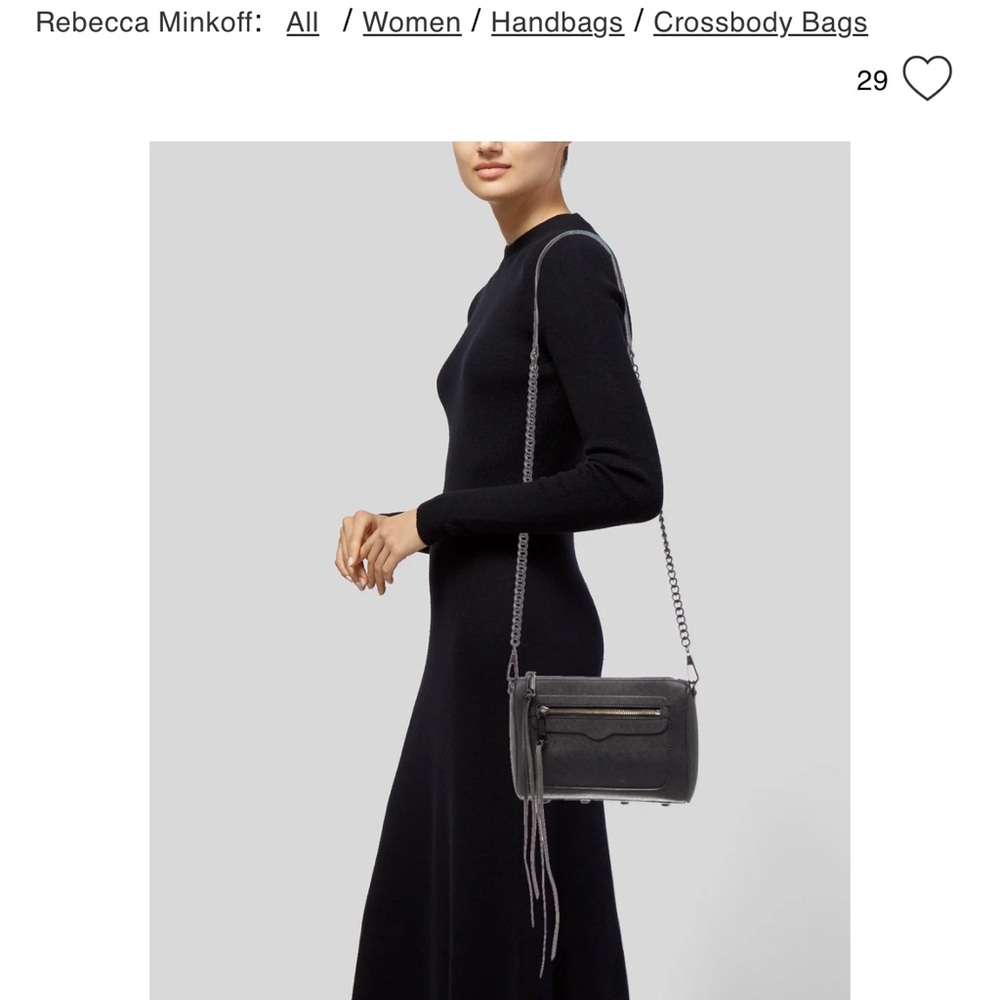 Rebecca Minkoff Suede Crossbody Bag - like new - Picture 5 of 6